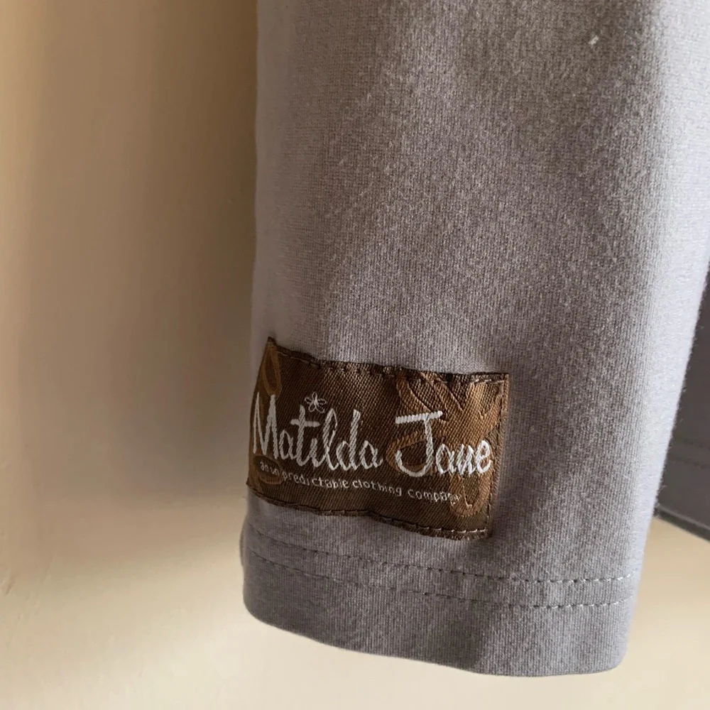 Matilda Jane M Size Dress Grey Formal Casual Women Big Kid Girl Child Outfit - Picture 5 of 6